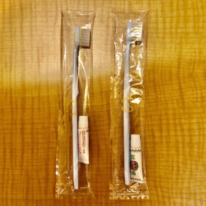 東京ベイ舞浜ホテルの子供用歯ブラシ
